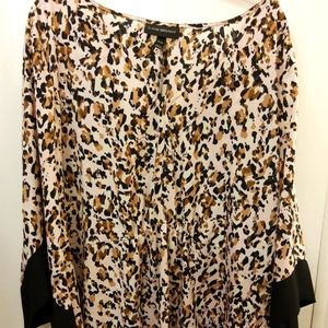 Lane Bryant Blouse Animal Print